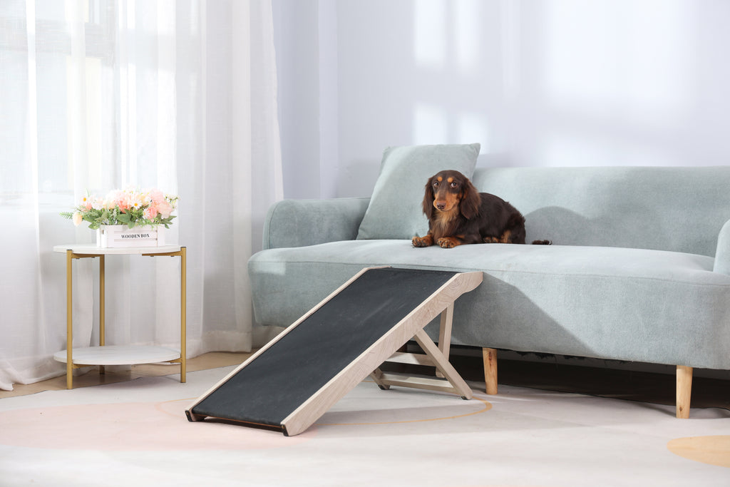 Adjustable Dog Ramp (Weathered Grey)