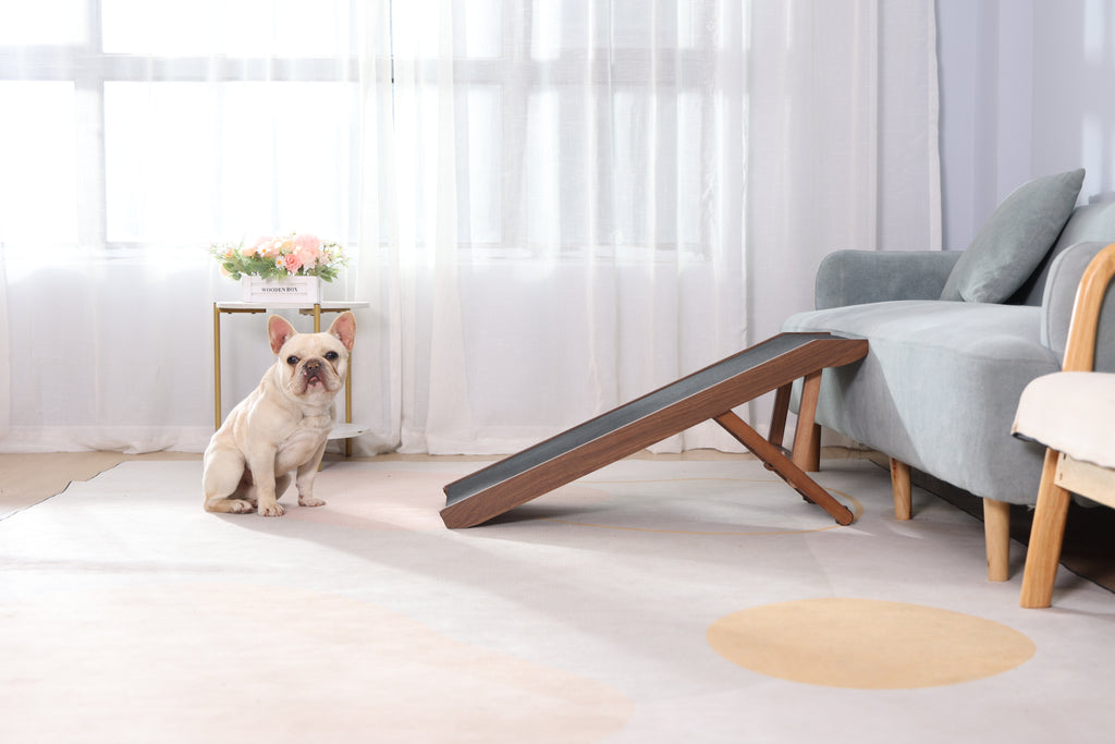 Adjustable Dog Ramp (Walnut)
